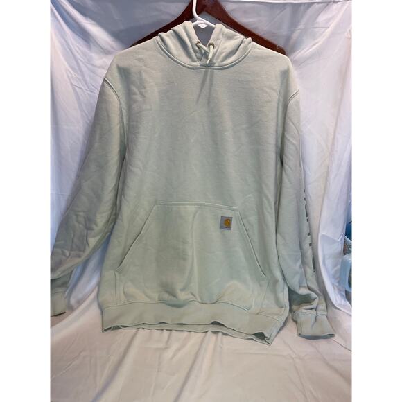 Carhartt-Loose Fit Midweight logo Sleeve Graphic Sweatshirt Mens-Size M - Picture 2 of 3
